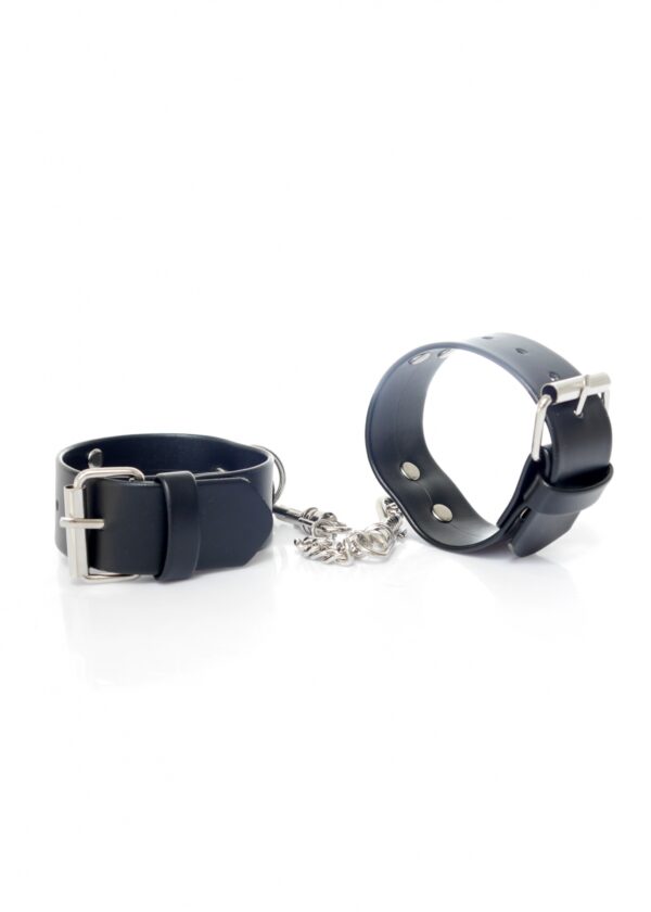 Fetish B   Series Handcuffs with studs 3 cm - obrazek 2