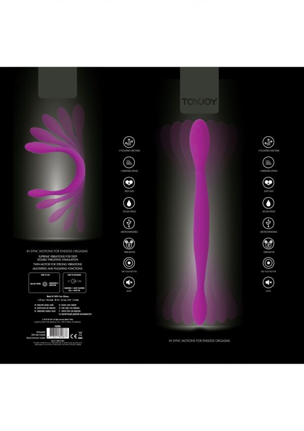 Infinity Double Dildo Pink - obrazek 2