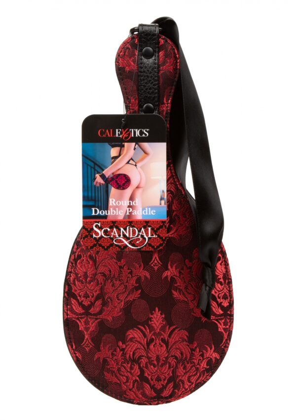 Scandal Round Double Paddle Black - obrazek 2