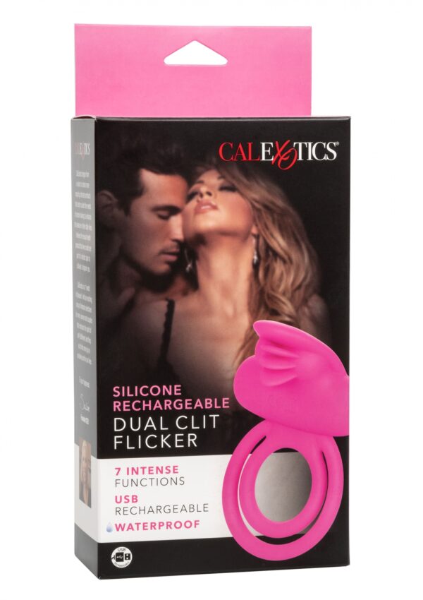 Dual Clit Flicker Enhancer Pink - obrazek 2