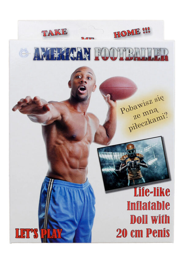 Lalka  American Footballer Male Doll - obrazek 2