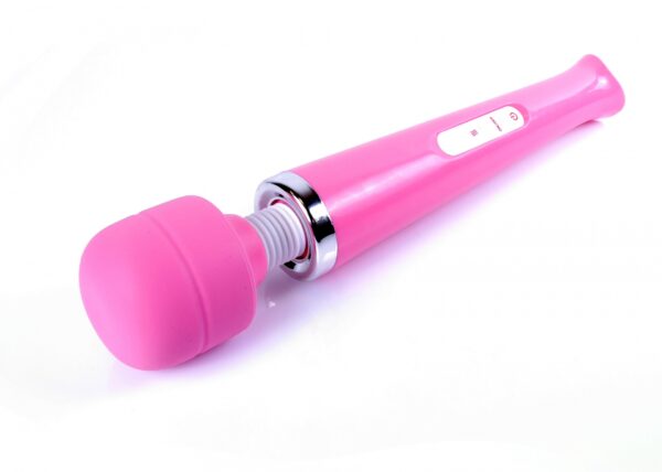 Stymulator Magic Massager Wand USB Pink 10 Function - obrazek 2