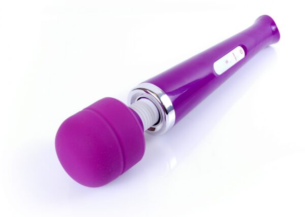 Stymulator Magic Massager Wand USB Purple 10 Function - obrazek 2