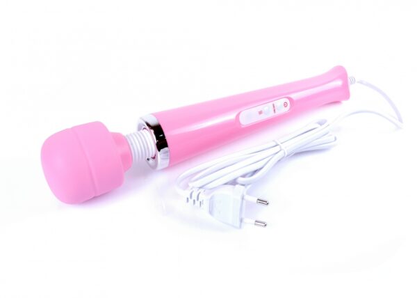 Stymulator Magic Massager Wand Cable 110 240V Pink 10 Function - obrazek 2