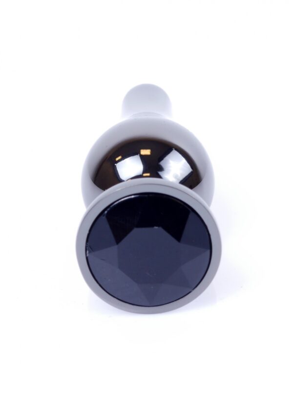 Plug Jewellery Dark Silver BUTT PLUG  Black - obrazek 2