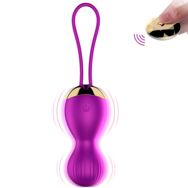 Kulki Vibrating Silicone Kegel Balls USB 7 Function - obrazek 2