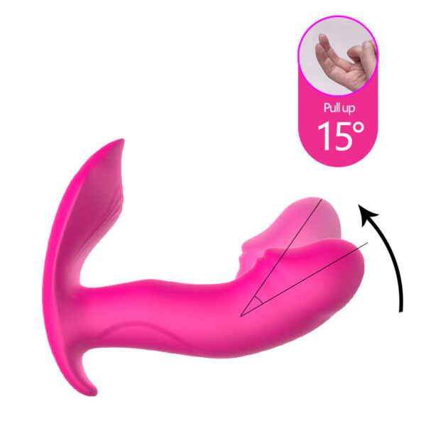 Stymulator Silicone Panty Vibrator and Pulsator USB 10 Function / Heating - obrazek 2
