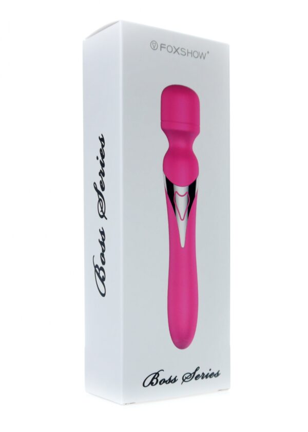 Stymulator   B   Series   Silicone Dual Massager Pulsator USB 7+7 Function (Pink) - obrazek 2
