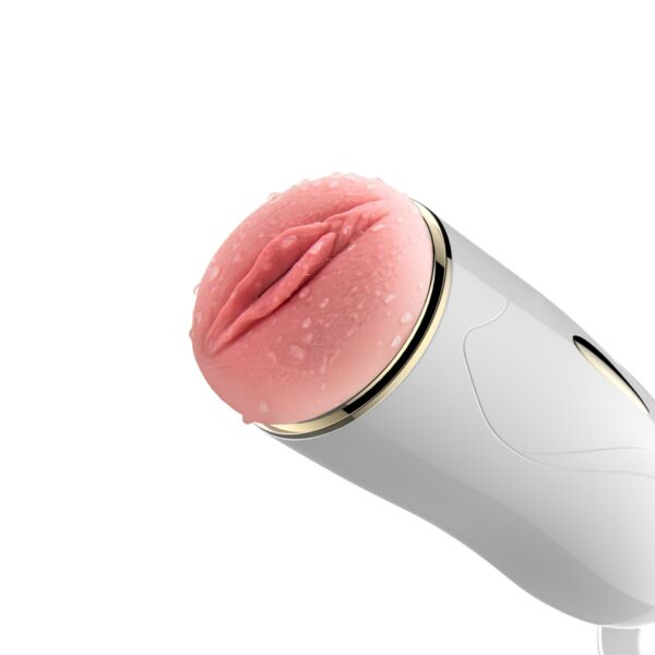Masturbator Vibrating Masturbation Cup USB 7 + Interactive Function / Talk Mode - obrazek 2