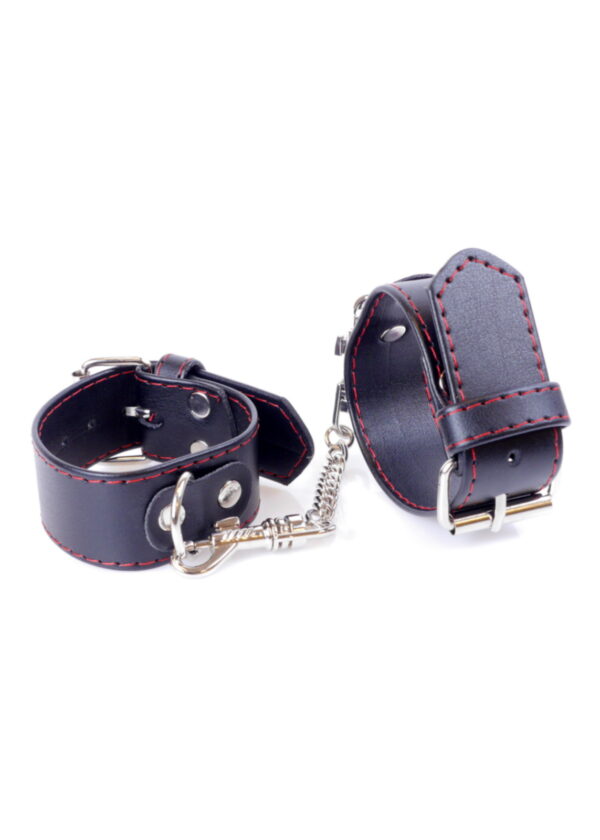 Fetish B   Series Handcuffs 3 cm Red Lline - obrazek 2