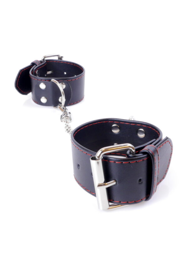 Fetish B    Series Handcuffs 4 cm Red Lline - obrazek 2