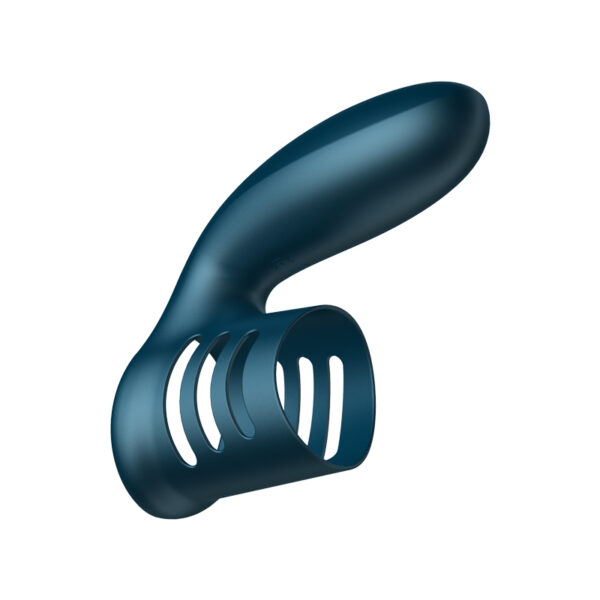 Wibrator Silicone Ring Blue USB 7 Function - obrazek 2