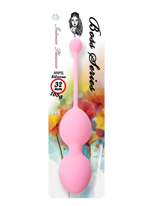 Silicone Kegel Balls 32mm 165g Pink   B   Series - obrazek 2