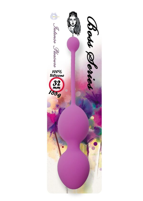 Silicone Kegel Balls 32mm 165g Purple   B   Series - obrazek 2
