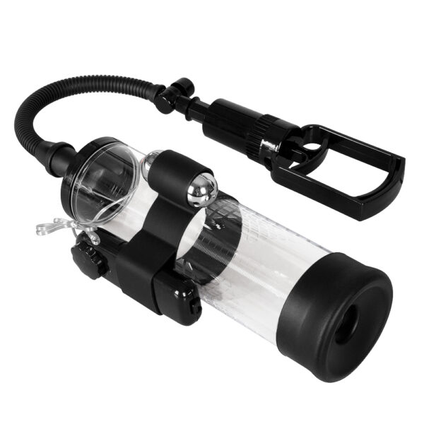 Pompka Powerpump MAX Vibrating   Black&Clear - obrazek 2