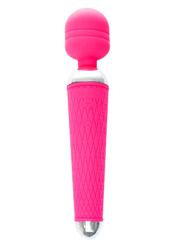 Stymulator Power Massager Wand USB Pink 10 funkcji - obrazek 2