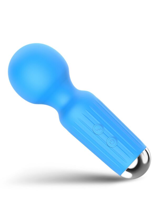 Stymulator Rechargeable Mini Masager USB 20 Functions   Blue - obrazek 2