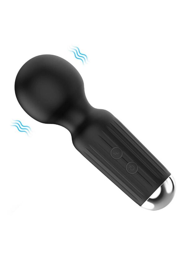 Stymulator Rechargeable Mini Masager USB 20 Functions   Black - obrazek 2