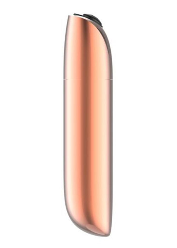 Stymulator Rechargeable Powerful Bullet Vibrator USB 20 Functions   Gold - obrazek 2
