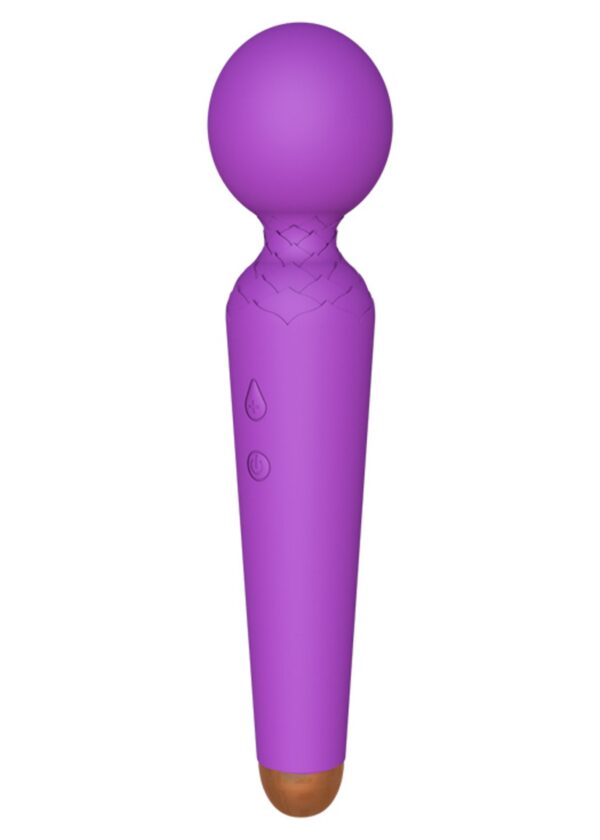 Stymulator Rechargeable Power Wand USB 10 Functions   Purple - obrazek 2