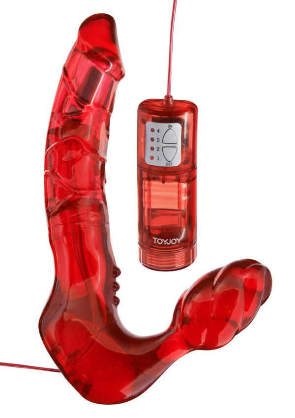 Bend Over Boyfriend Vibrator Red - obrazek 2