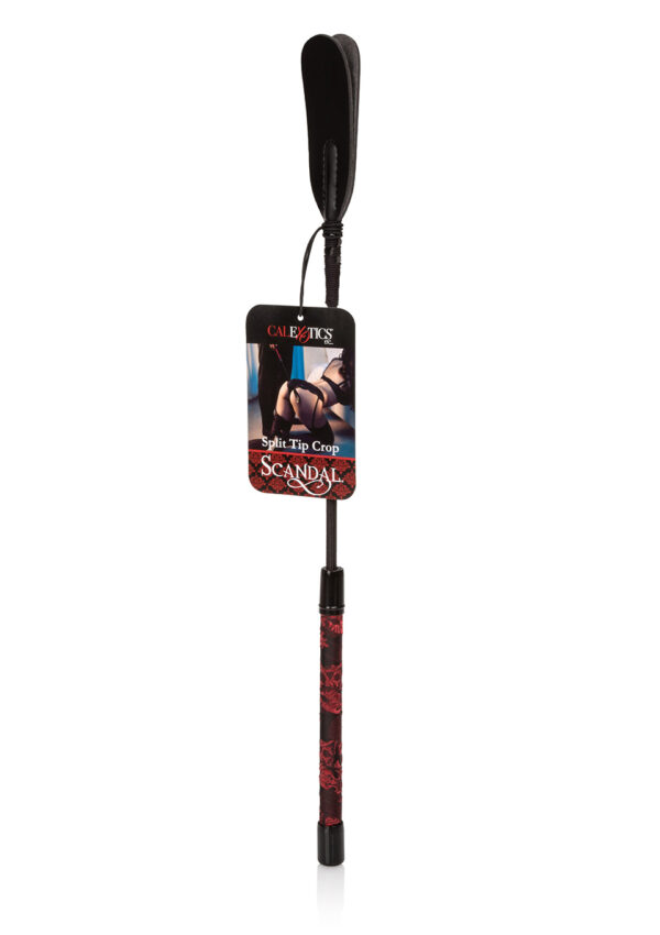 Scandal Split Tip Crop Red - obrazek 2