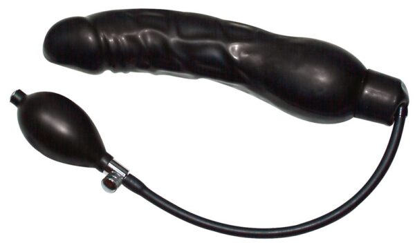 Inflatable latex dildo - obrazek 2