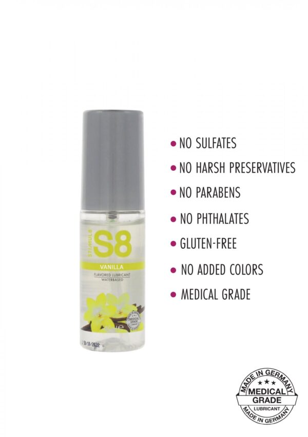 S8 WB Flavored Lube 50ml Vanilla - obrazek 2
