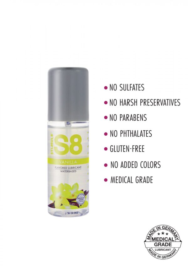S8 WB Flavored Lube 125ml Vanilla - obrazek 2