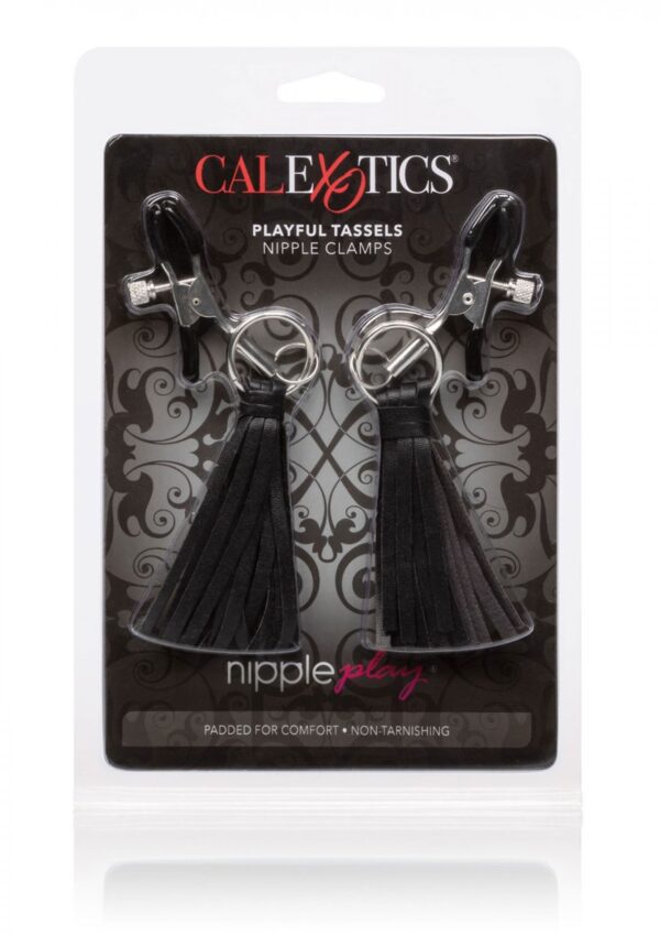Playful Tassels Nipple Clamps Black - obrazek 2