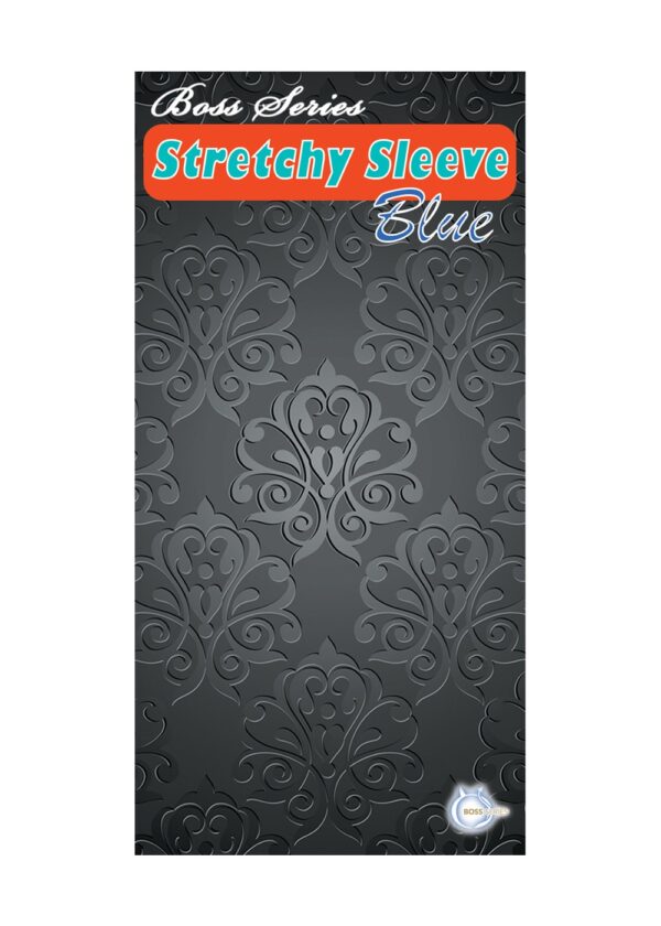 Stymulator Stretchy Sleeve Blue - obrazek 2