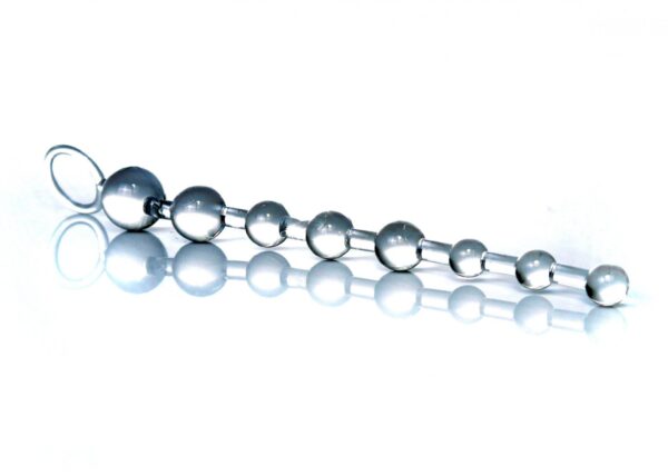 Plug/kulki Jelly Anal 10 Beads Clear - obrazek 2
