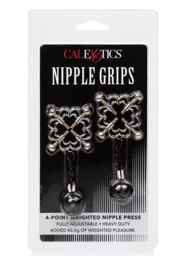 4 Point Weighted Nipple Press Metal - obrazek 2