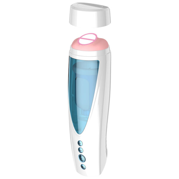 Masturbator Vibrating, Rotating and Flashing Masturbation USB 10+10 Function / Talk Mode - obrazek 2