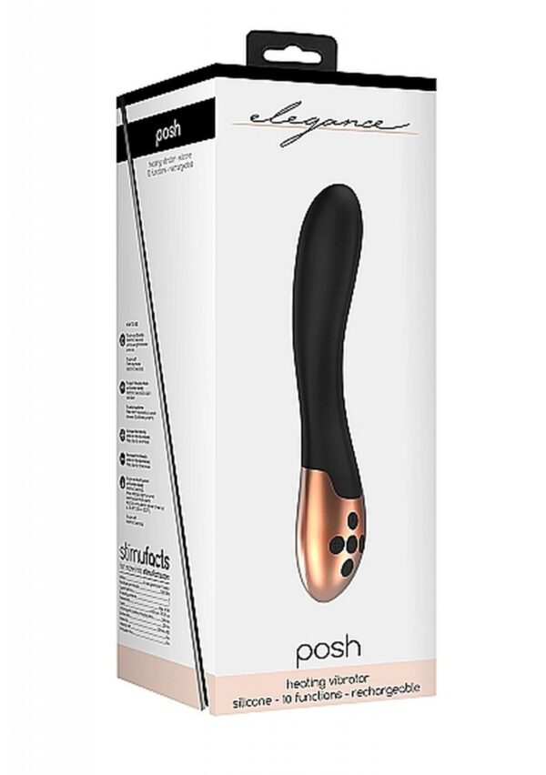 Heating Vibrator   Posh   Black - obrazek 2