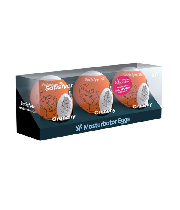 Masturbator Eggs (set of 3 Crunchy) - obrazek 2