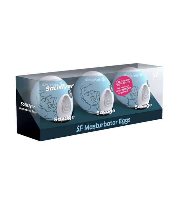 Masturbator Eggs (set of 3 Savage) - obrazek 2