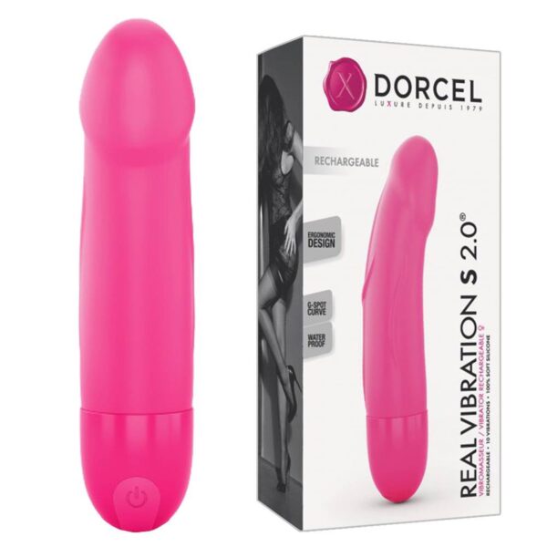 REAL VIBRATION S MAGENTA 2.0   RECHARGEABLE - obrazek 2