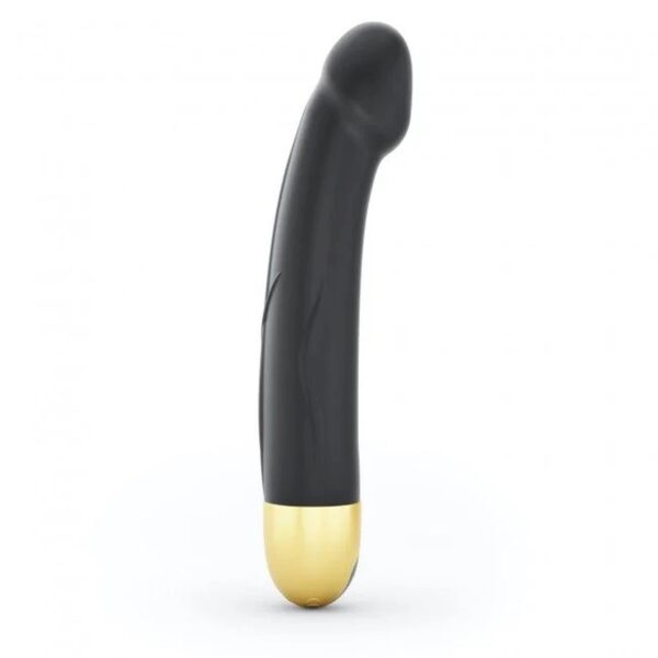 REAL VIBRATION M  BLACK & GOLD  2.0   RECHARGEABLE - obrazek 2