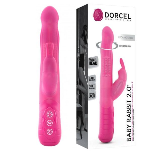BABY RABBIT MAGENTA 2.0   RECHARGEABLE - obrazek 2