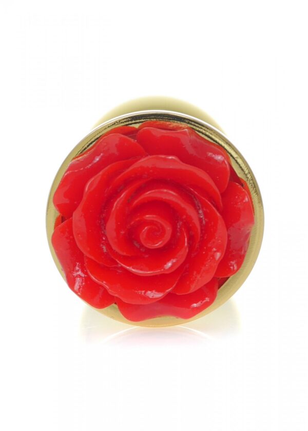 Plug Jewellery Gold PLUG ROSE  Red - obrazek 2