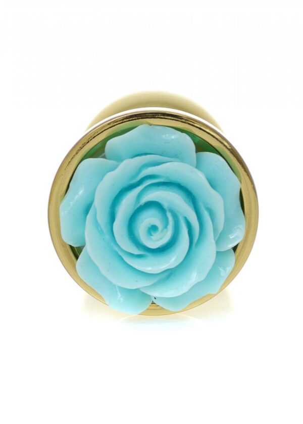 Plug Jewellery Gold PLUG ROSE  Light Blue - obrazek 2