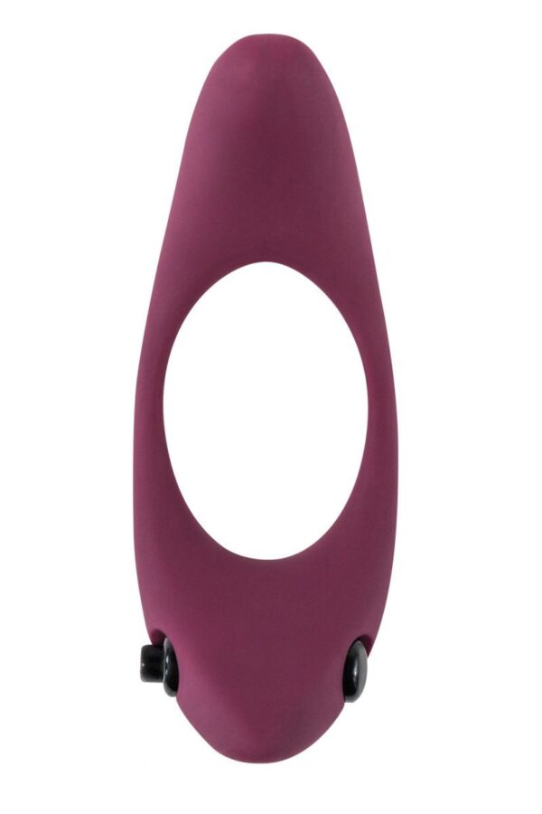 Pierścień Erection Vibroring Pure Passion Lunar Wine Red - obrazek 2