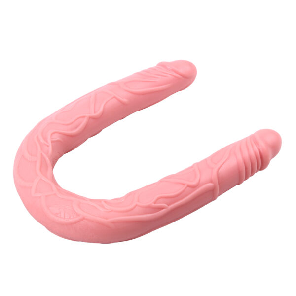 Jelly Flexible Double Dong Flesh - obrazek 2