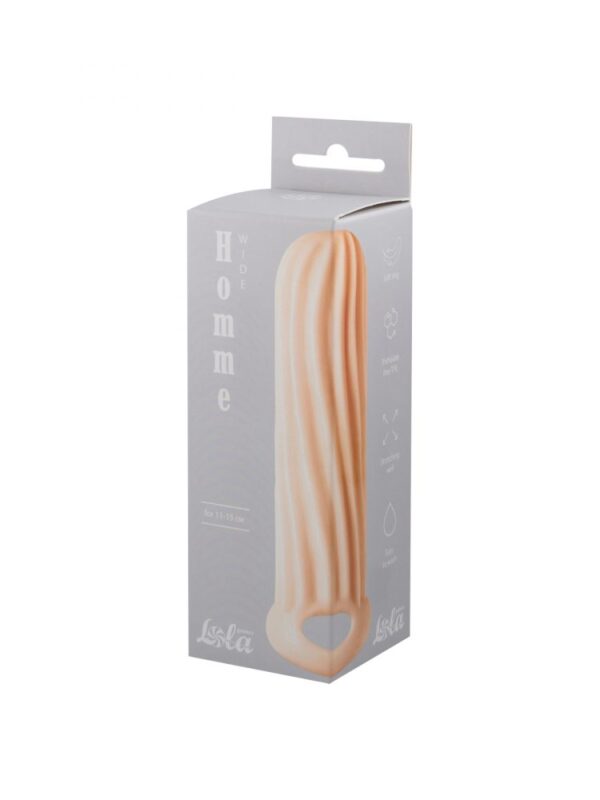Penis sleeve Homme Wide Flesh for 11 15cm - obrazek 2
