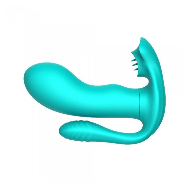 Tongue triple Stimulator GREEN - obrazek 2