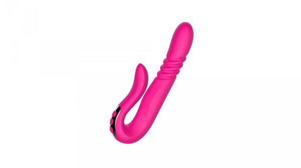 Deluxe Twirling Vibrating Thruster RED - obrazek 2