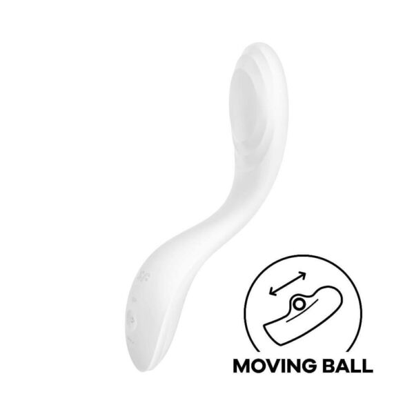 Wibrator Rrrolling Pleasure (White) - obrazek 2