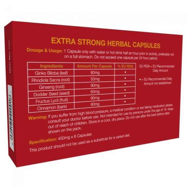 Supl.diety Extra Strong 6 Capsules - obrazek 2