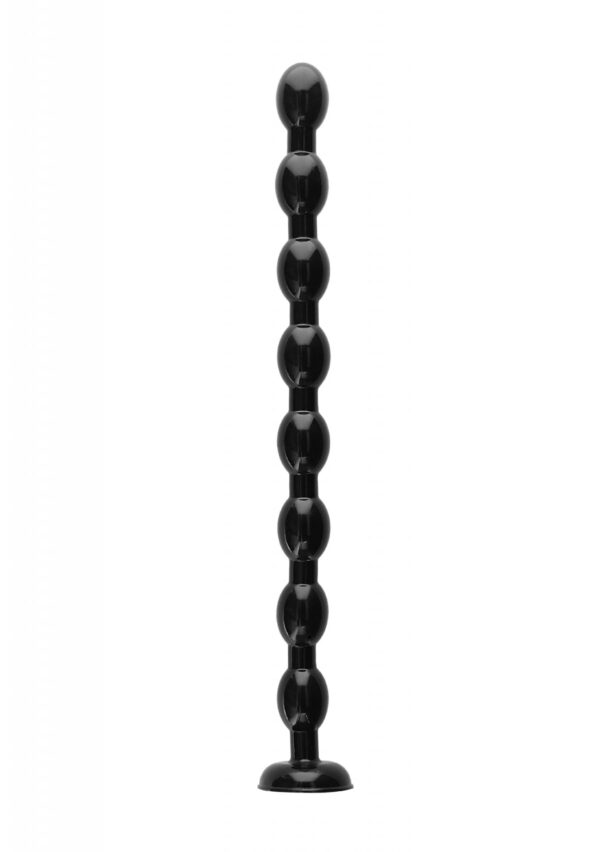 Ass Snake Beaded Dildo   48 cm   Black - obrazek 2